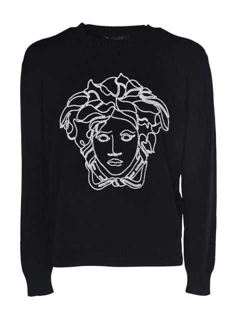 versace medusa head crewnecks|why did versace choose medusa.